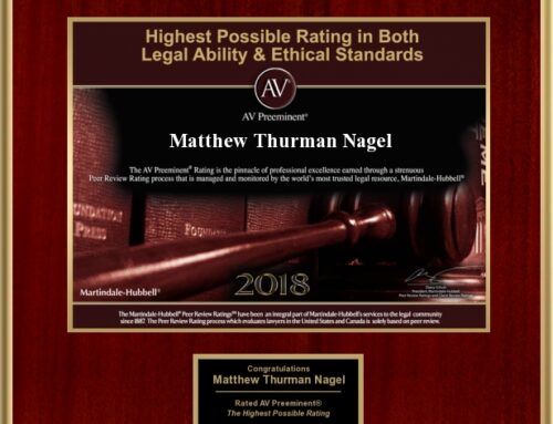 Matthew Nagel – 2018 AV Preeminent Lawyer